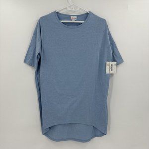 LuLaRoe | Sz XXS/XS Blue Casual Irma Tunic Top T-shirt